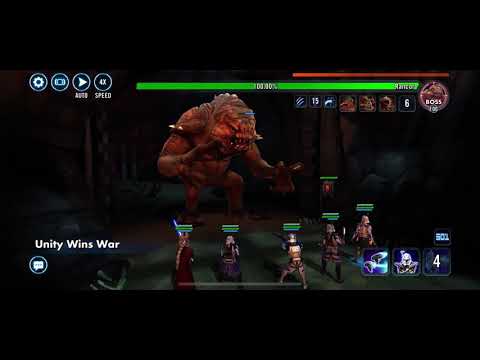Swgoh Shaak Ti 501st P3 Challenge Rancor Raid 6-7%