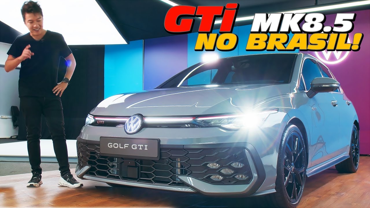 É OFICIAL: Golf GTi MK8.5 2025 no Brasil – TUDO SOBRE a volta do hot hatch