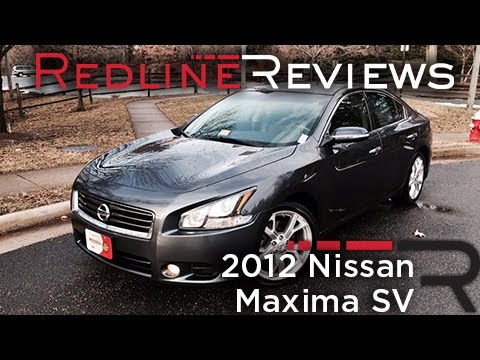 2012 Nissan Maxima SV Review, Walkaround, Exhaust, & Test Drive