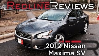 2012 Nissan Maxima SV Review, Walkaround, Exhaust, & Test Drive