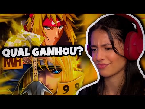 REACT 2 EM 1 Tipo Minato (Naruto) | MHRAP | gostosa reagindo