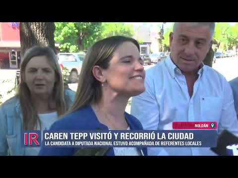 Elecciones 2025: Caren Tepp presente en Roldán