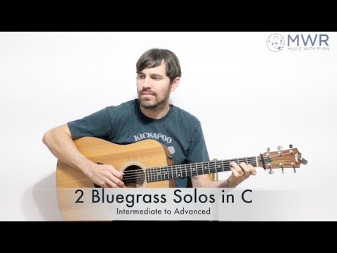 Easy Bluegrass Solos in C - Doc Watson Style