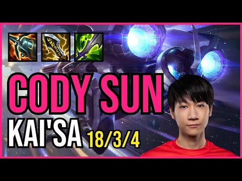 CODY SUN - KAI'SA vs. XAYAH ADC | NA DIAMOND | PATCH 11.1 | QUADRAKILL