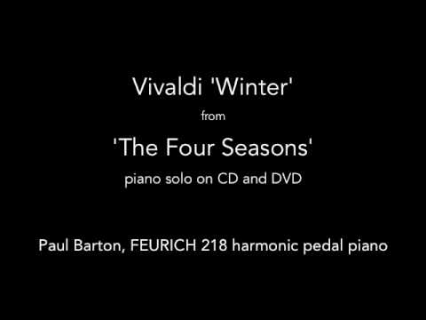 Vivaldi - Winter - The Four Seasons' PIANO SOLO P. Barton, FEURICH 218