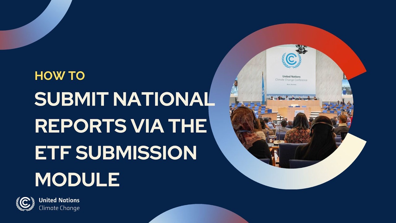 How to submit national reports through the ETF Submission Module