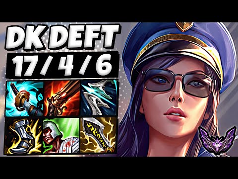 Caitlyn vs Draven ADC [ DK Deft ] Lol Korea Master Patch 13.1 ✅