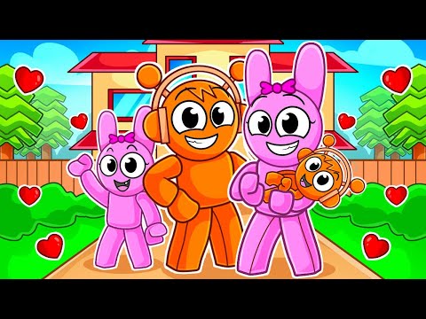 Oren & Pinki START A FAMILY in Roblox!