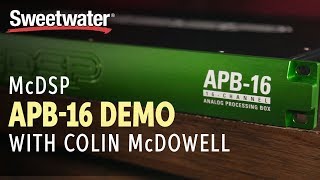 Video thumbnail for McDSP APB-16 Analog Processing Box Overview with Colin McDowell by Sweetwater