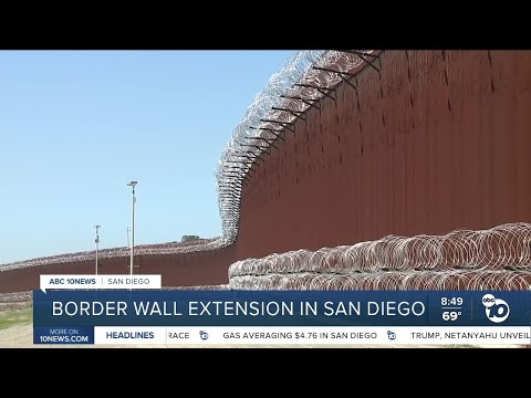 Border wall extension coming to San Diego County