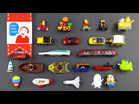 Street Vehicles Names and Sounds Collection 2 for kids with tomica Video
