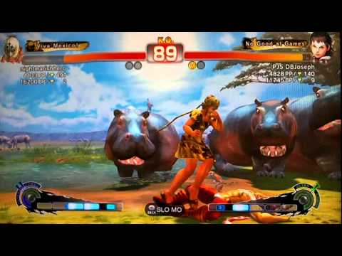 SSF4 AE nightmarishhero (El Fuerte) vs PJS DBJoseph (Sakura)