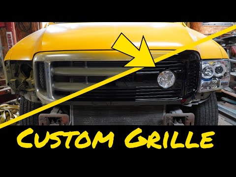 How to remove and replace your SuperDuty F250 / F350 Factory Grill with an Aftermarket, 1999 to 2004