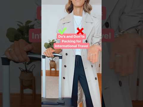 How to Pack for International Travel | How to pack a suitcase | Traveling Tips | Airport Outfit