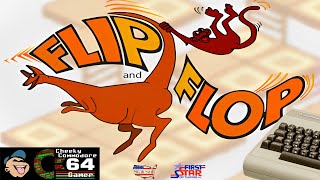 FLIP AND FLOP – Commodore 64 (1984) | Classic Isometric Platformer with Kangaroo & Monkey Action