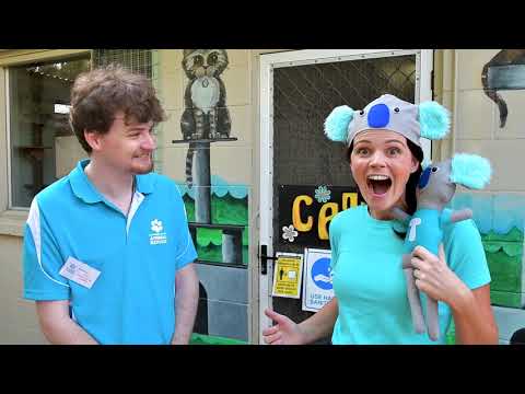 Always be kind to animals for kids 2-6. Tuppi visits the Sunshine Coast Animal Refuge.