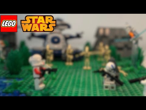 Lego Star Wars Clone ambush on droid  convoy: Clone wars CINEMATIC