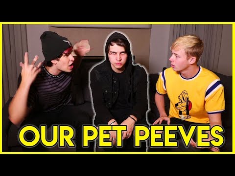 What we HATE about each other | PET PEEVES | Colby Brock