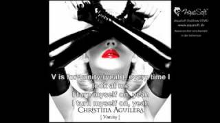 Christina Aguilera - Vanity [ Lyrics on Screen ]