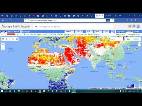 Earth Engine 43: Import & Visualize Methane concentration with Sentinel - 5P | Globally