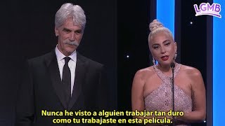 Discurso de Lady Gaga en honor a Bradley Cooper durante los American Cinematheque Awards