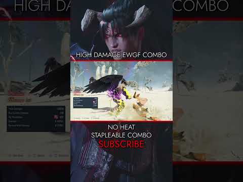 Devil Jin EWGF No HEAT 86 Damage Stapleable Combo!