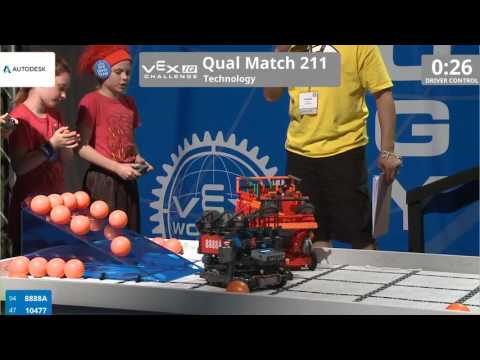 VEX Worlds 2016 - VEXIQ Elementary School - Technology - Qual 211 (8888A 10477) 47