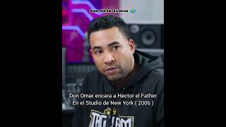 Don Omar encara a Hector el Father en el Studio de NY #shorts #donomar #viral #elchombo