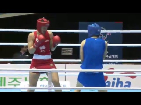 WC 2014: 1/8 - 75 kg   Li Qian vs Kaye Scott