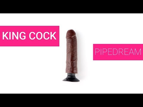 Pipedream King Cock 18 Cm Titreşimli Realistik Zenci Vibratör	