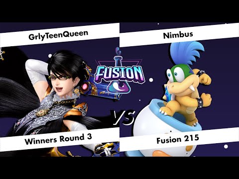 Fusion 215 - GrlyTeenQueen (Bayonetta) vs Nimbus (Bowser Jr) - Winners Round 3