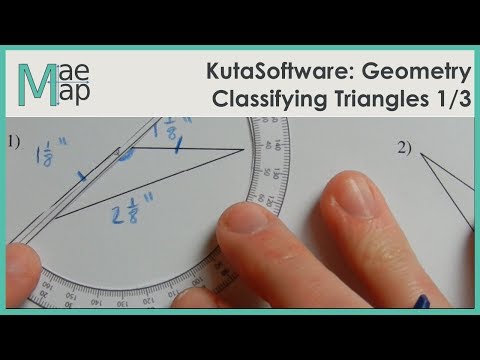 Kutasoftware Geometry Classifying Triangles Part 1