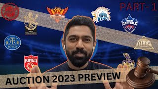 What Does Your Team Need To Have a Good IPL Auction 2023? | PART -1