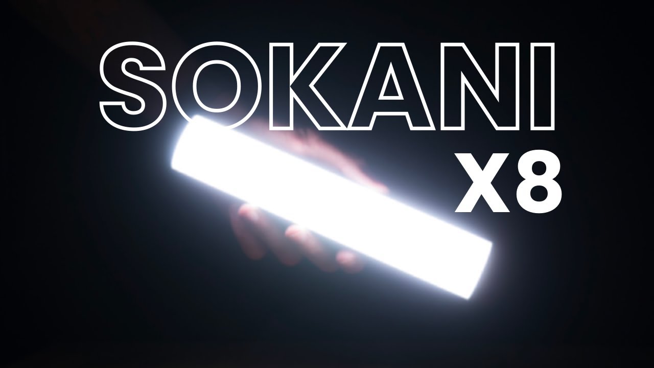 O Sokani X8 RGB é o melhor LED para iluminar seu vídeo em 2023