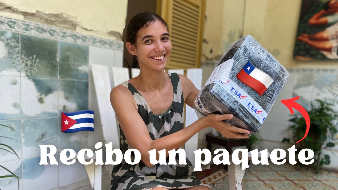 Recibo un PAQUETE a CUBA desde CHILE / Mi primer paquete / REACCIÓN de familia cubana