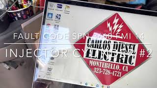 DD15 injector fault code SPN 3660 FMI 14. How to DIY injector replacement, step by step