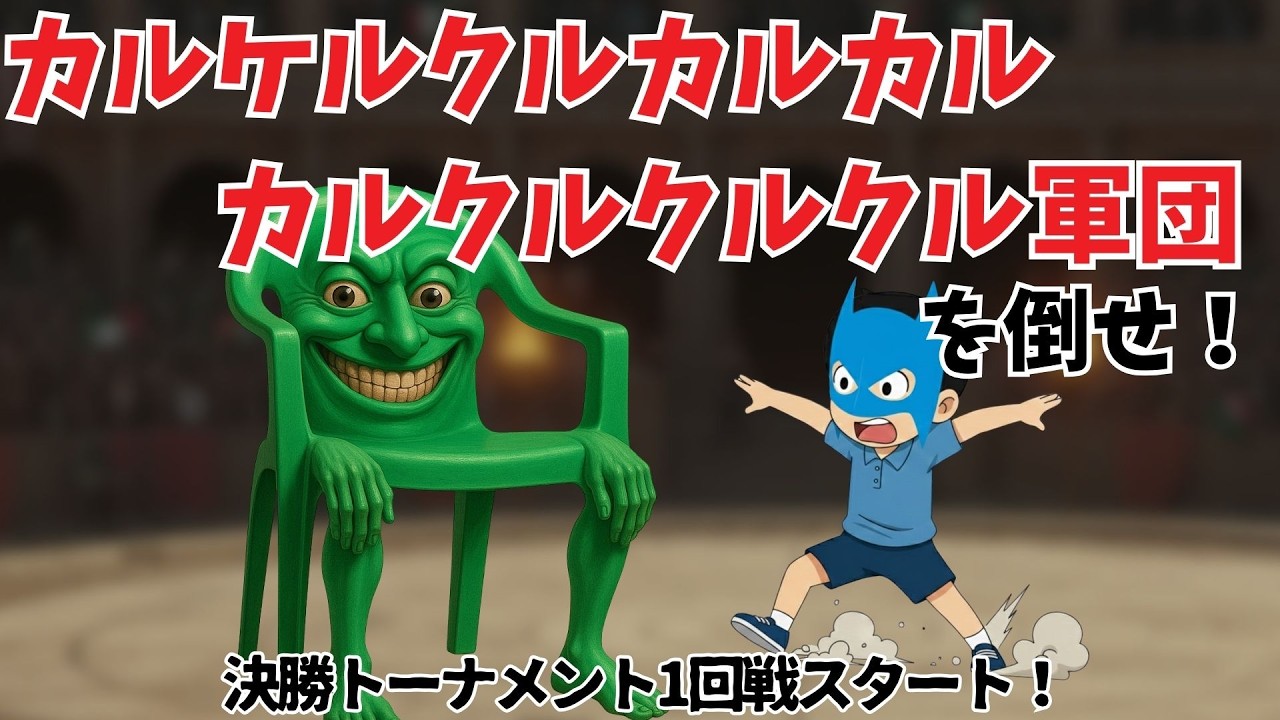 【カルケルクルカルカルカルクルクルクルに座るな！】決勝トーナメント1回戦は大苦戦…！ブレインロット最強を決めてVol.5 #italianbrainrot #クイズチャレンジ