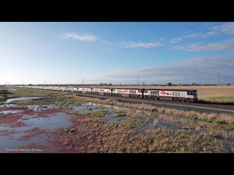 SCT 3PM9 Freight Train With Six CSR Class Diesel Locomotives (17/12/2022) - PoathTV Railway Videos