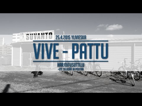 Harjoituspeli Ylivieska, 25.4.2015 Vive - Pattu ennakkotunnelmia