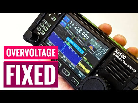 REPAIR my Xiegu X6100 after OVERVOLTAGE & BURNOUT!