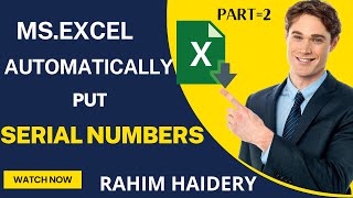 How_to_add_serial_number_in_excel | Excel_me_Serial_Number_kaise_dale | Serial_number_in_excel