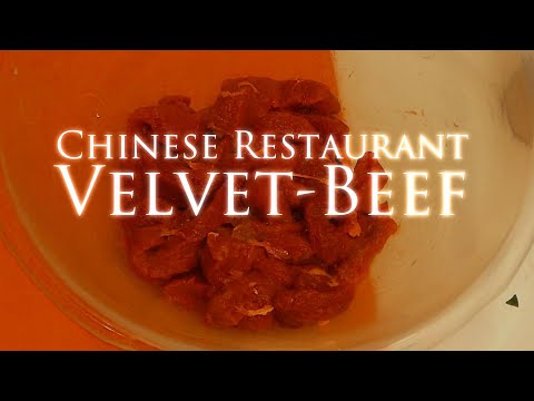 Velvet Beef in 30 mins - Chinese Restaurant Style