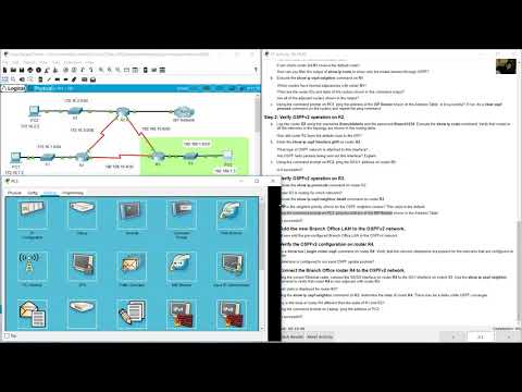 2.6.6 Packet Tracer - Verify Single-Area OSPFv2