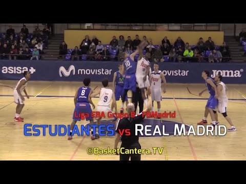 EBA - ESTUDIANTES vs. REAL MADRID.- Grupo B-FBM - Pol. Magariños 28-1-2017 (BasketCantera.TV)