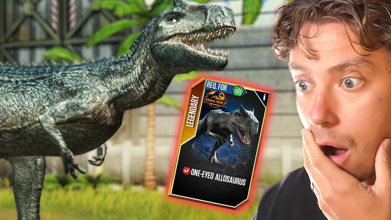 Unlocking The One Eyed Allosaurus in Jurassic World The Game