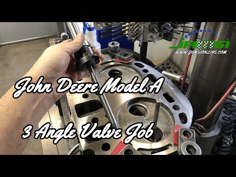 Rebuilding a John Deere Model A Cylinder Head - Valve Job - @JAMSIONLINE