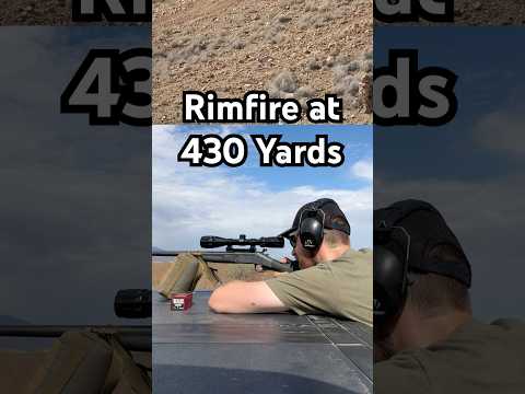 17 HMR at 430 Yards?!  #huntingrifles #longrangehunting #hunting