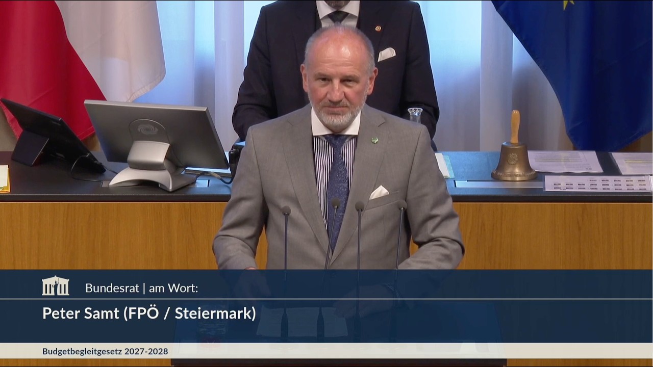 Peter Samt - Budgetbegleitgesetz 2027-2028 - 16.7.2026