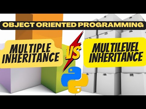 Object Oriented Programming Oop In Python Multiple And Multilevel Inheritance