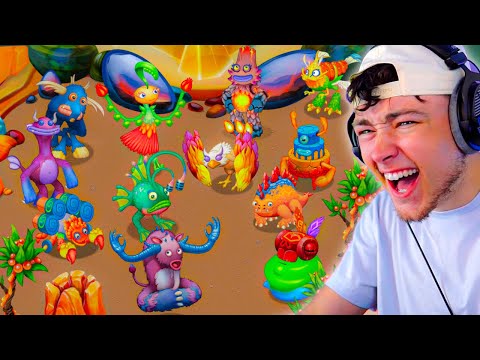 AMBER ISLAND PLAYTHROUGH IN MY SINGING MONSTERS!